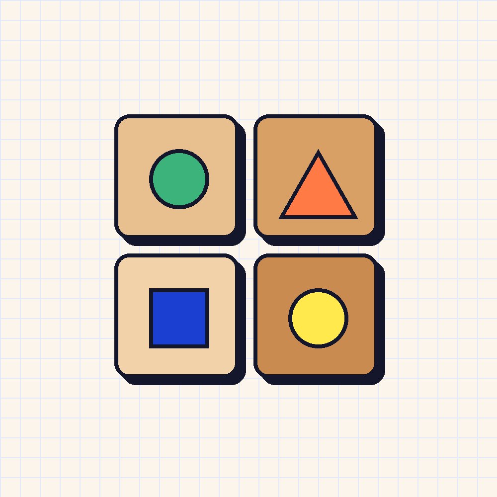 Puzzle in legno delle forme