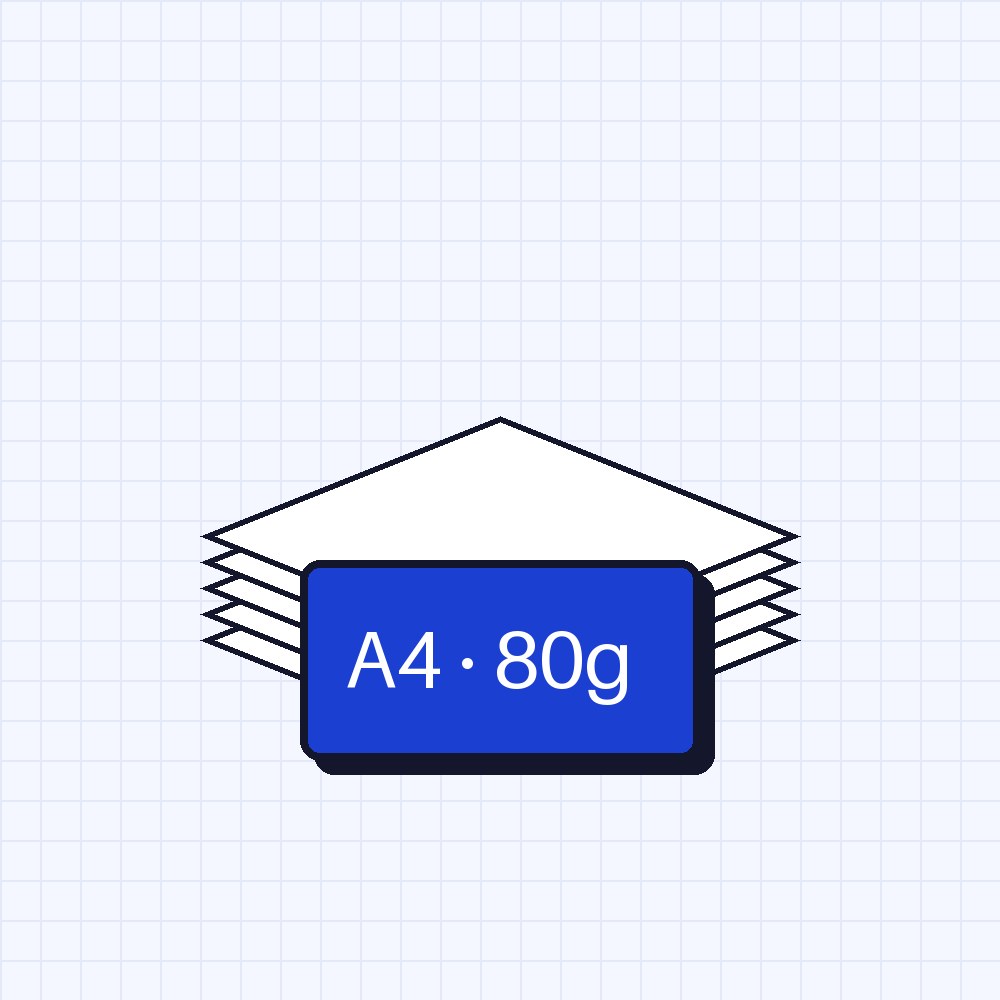 Risma carta A4 80 g, 500 fogli